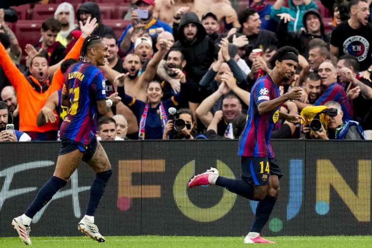Barcelona overklast Feyenoord met 5-1 bij start Champions League