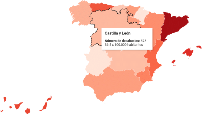 Bijna 45 huisuitzettingen per dag in Spanje: meerderheid door huurachterstand