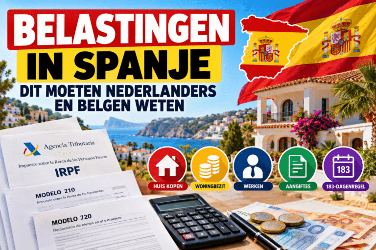 Belastingen in Spanje: dit moeten Nederlanders en Belgen weten over wonen, werken en een huis kopen