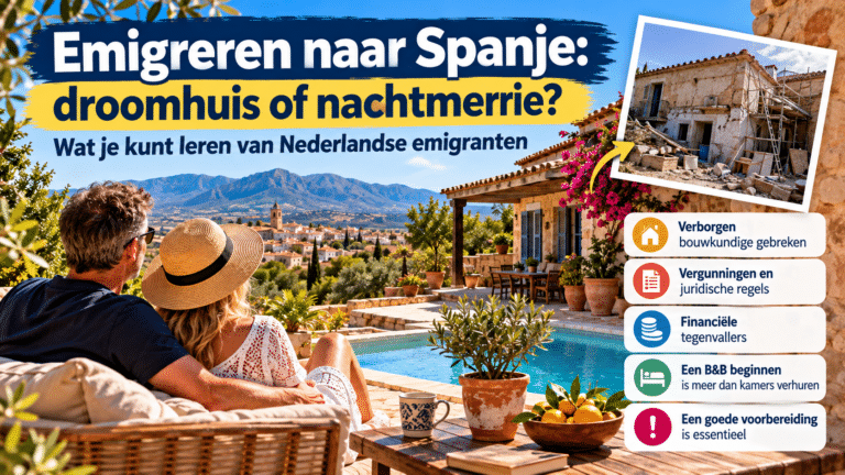 Emigreren naar Spanje: droomhuis blijkt soms een nachtmerrie – dit kun je leren van Nederlandse emigranten