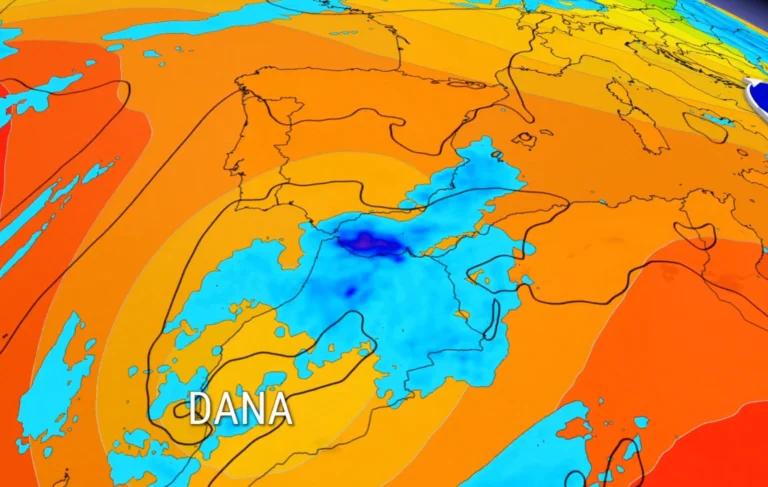 Mogelijke DANA richting Andalusië: onrustige week met kans op zware regen tijdens Pilar-weekend