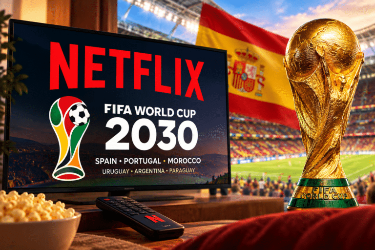 Netflix koopt exclusieve uitzendrechten WK 2030 in Spanje: alle 104 wedstrijden live te zien