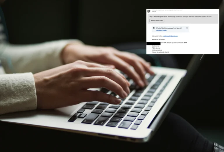 Pas op voor valse rechtbankmails in Spanje: oplichters proberen slachtoffers te misleiden met beveiligde pdf
