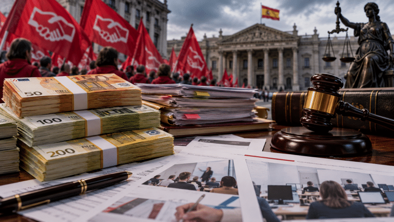 Spaanse vakbond UGT moet € 18,3 miljoen aan overheidssubsidies terugbetalen na uitspraak Hooggerechtshof