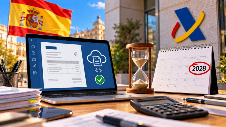 Spanje stelt Verifactu opnieuw uit: verplichting schuift door naar oktober 2028