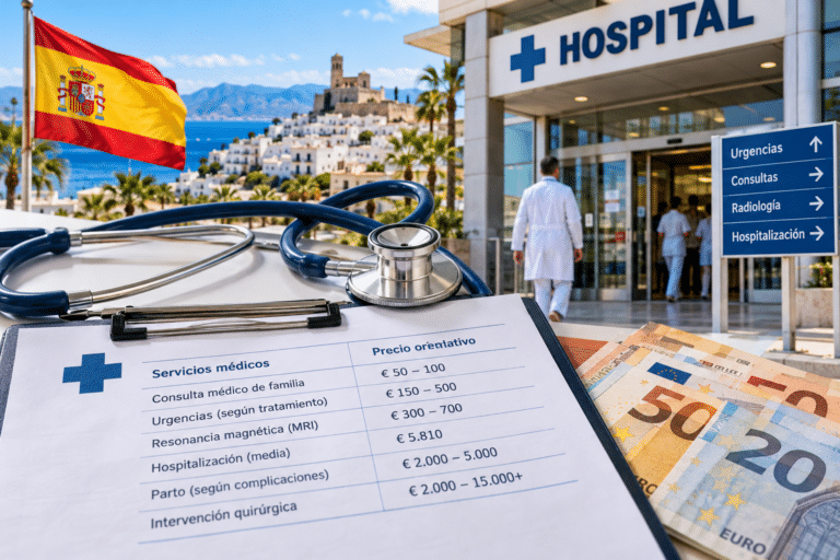 Wat kost gezondheidszorg in Spanje zonder verzekering? Een ziekenhuisopname kost gemiddeld €5.810